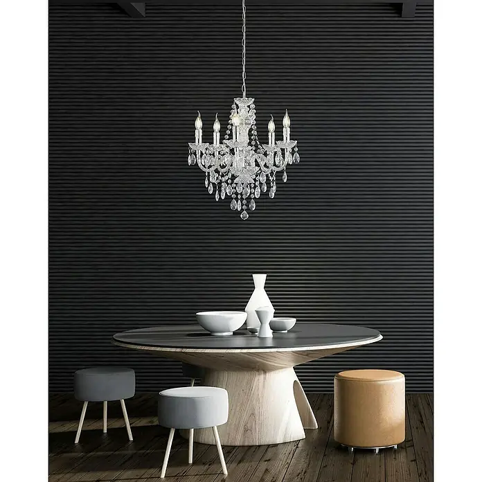 Reality Leuchten Kronleuchter Lüster - Ø x H: 520 mm x 150 cm - Stimmungsaufnahme
