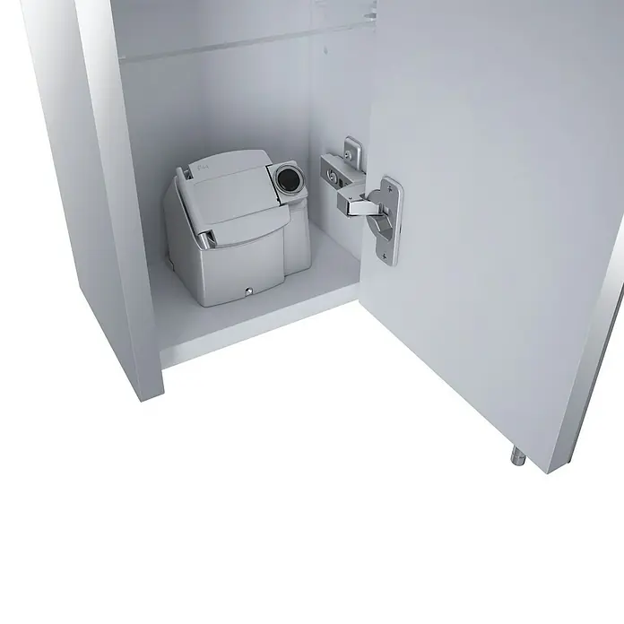 Riva Vulcano LED-Spiegelschrank - 80,6 x 13 x 61,8 cm, Mit Beleuchtung, Spanplatte - Detailaufnahme