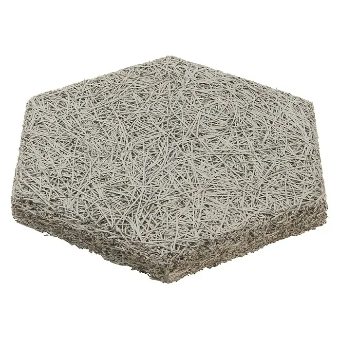 FibroTech Akustikplatte Hexagon - Signalgrau, 250 x 289 x 25 mm, 18 Stk. - Ansicht von oben