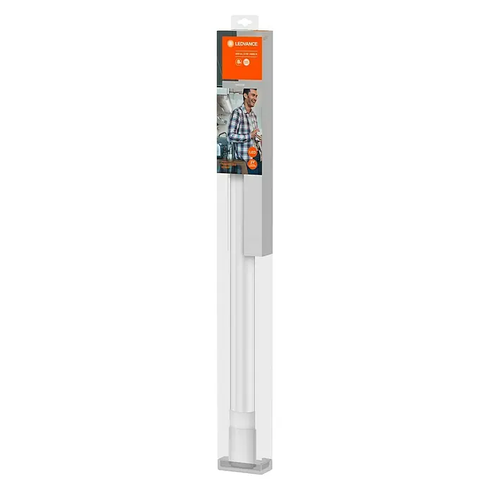 Ledvance Lámpara LED bajo mueble TubeKIT - 8,9 W, Largo: 600 mm, Blanco neutro - Vista frontal