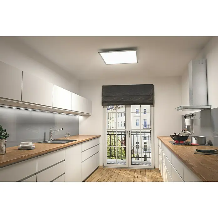 Ledvance LED-Panel Planon Plus - 17 W, L x B x H: 59,5 x 29,5 x 4,6 cm, Warmweiß - Stimmungsaufnahme