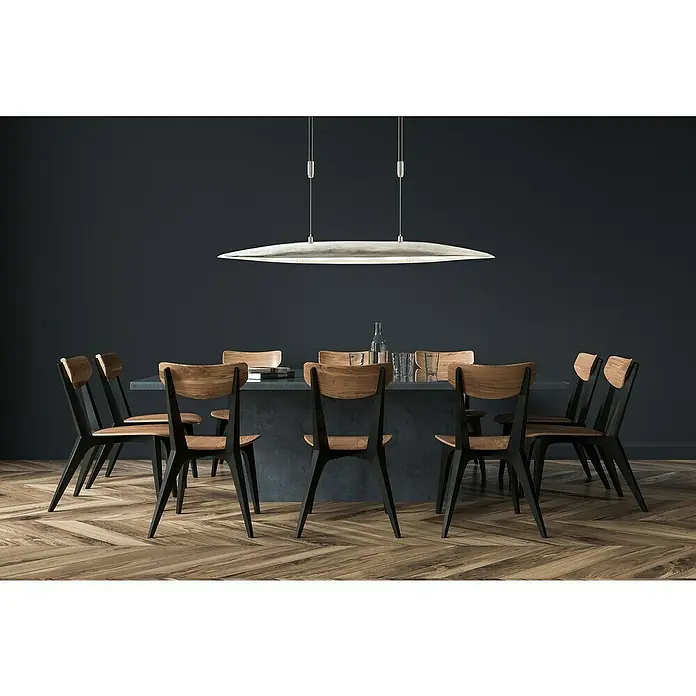 Honsel Leuchten LED-Pendelleuchte Colmar - Höhe: 161 cm - Stimmungsaufnahme