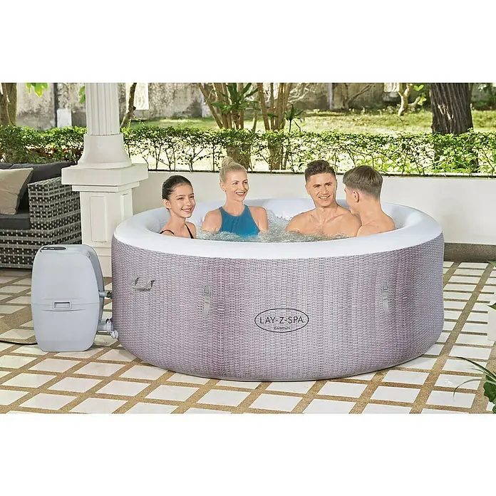 Bestway Lay-Z-Spa Hidromasažni bazen Cancun AirJet - Ø x V: 180 x 66 cm, 669 l, Prikladno za: 2 – 4 osobe - Proizvod u upotrebi