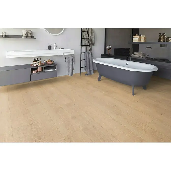 Egger Home Aqua+ Laminat Newbury hrast - 1.292 x 193 x 8 mm, Rustikalni pod - Živopisni prikaz