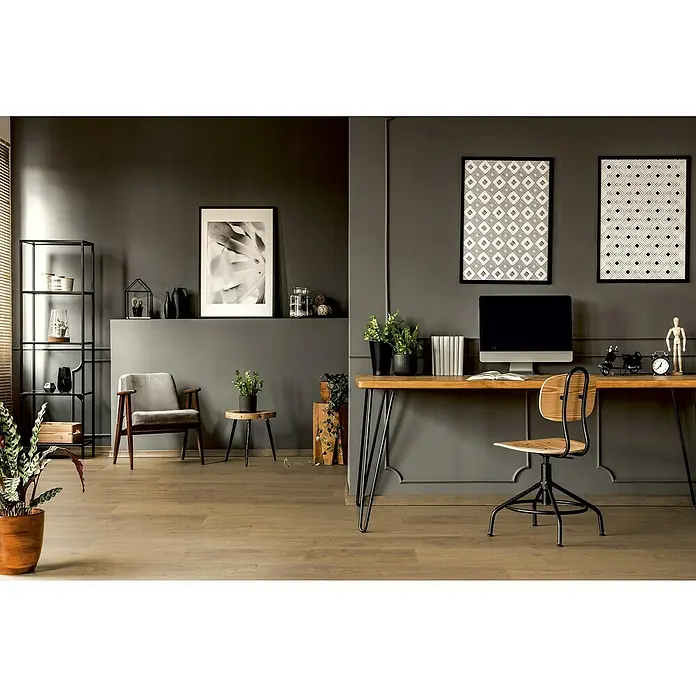 Egger Home Laminat Phoenix - 1.292 x 193 x 10 mm, Rustikalni pod - Živopisni prikaz