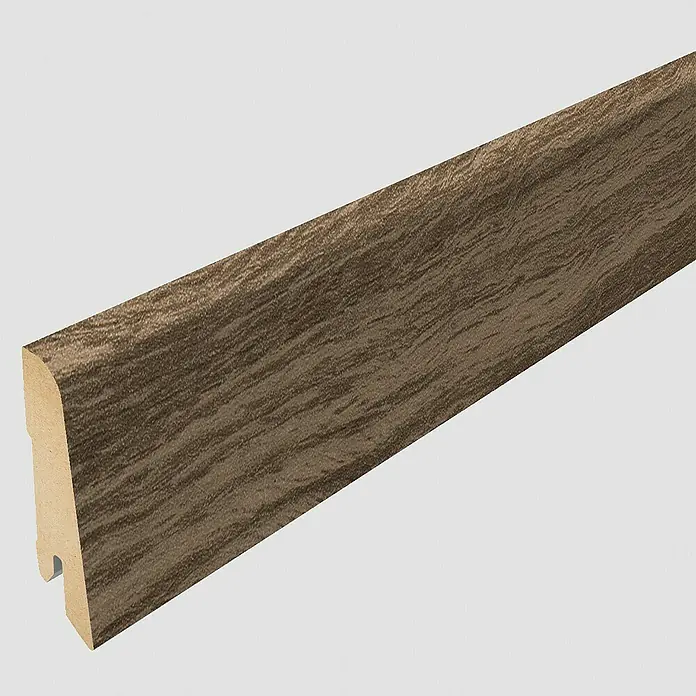 Egger Sockelleiste Toscolano Eiche tabak - 2,4 m x 17 mm x 60 mm, Gerade - Detailaufnahme
