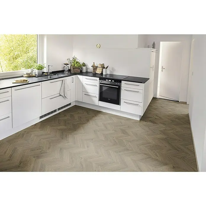 Egger Home Handmuster Weinburg Eiche braun - 350 x 230 x 8 mm, Fischgrät - Stimmungsaufnahme