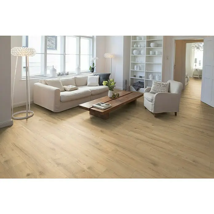 Egger Home Laminat Loja Eiche natur - 1.292 x 193 x 8 mm, Landhausdiele - Stimmungsaufnahme