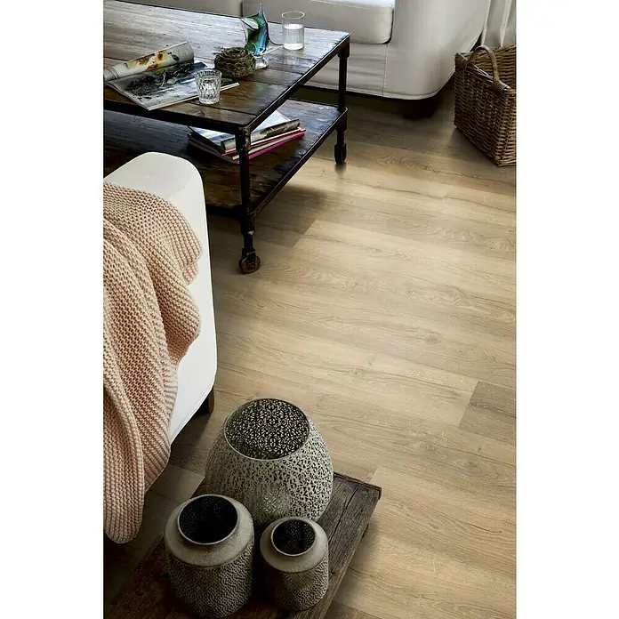 Egger Home Laminat Livingston Eiche natur - 1.292 x 193 x 8 mm, Landhausdiele - Stimmungsaufnahme