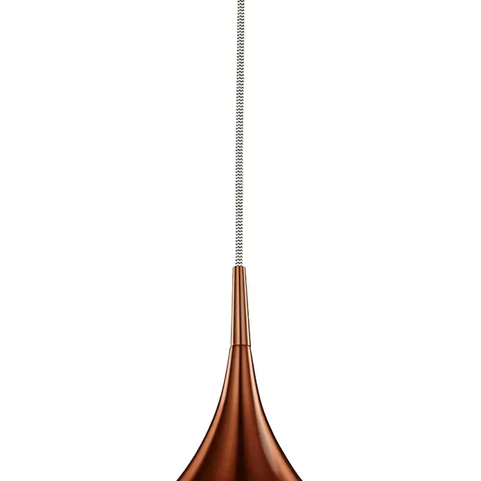 Searchlight Pendelleuchte Vibrant - 60 W, L x B x H: 26 x 26 x 160 cm, Kupfer, E27, 260 mm - Detailaufnahme