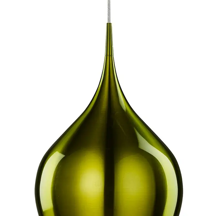 Searchlight Pendelleuchte Vibrant - 60 W, L x B x H: 26 x 26 x 160 cm, Grün, E27, 260 mm - Detailaufnahme