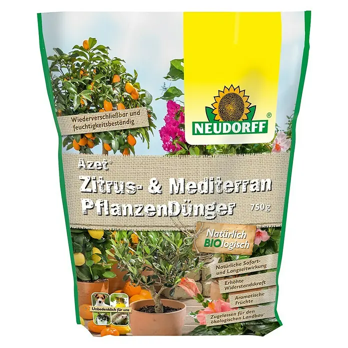 Neudorff Azet Mediterranpflanzen-Dünger - 750 g - Vorderansicht