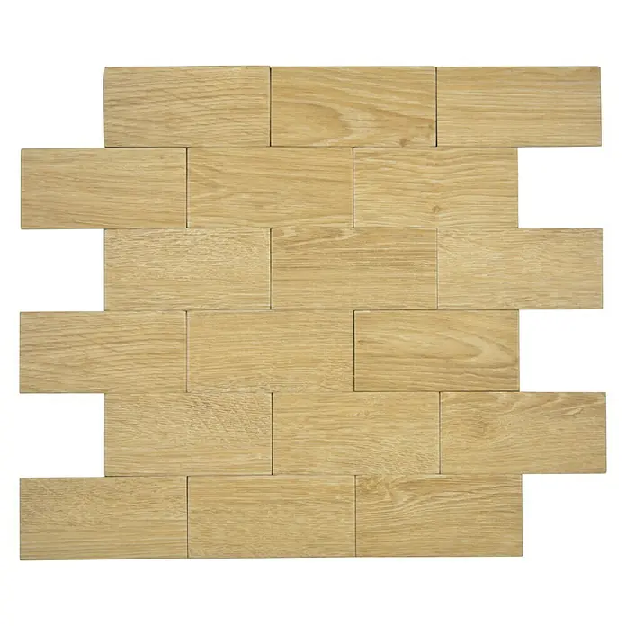 Selbstklebemosaik SAM 4SW6B - 30 x 30 cm, Vinyl, Beige - Draufsicht