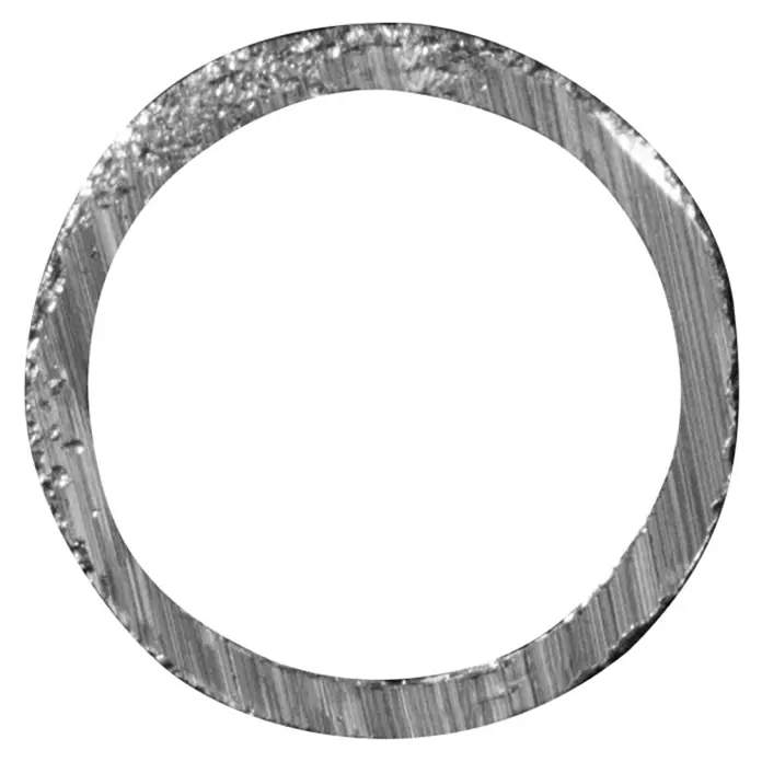 Ronde pijp Aluminium - Aluminium, 200 x 1 cm, Dikte: 1 mm - Bovenaanzicht