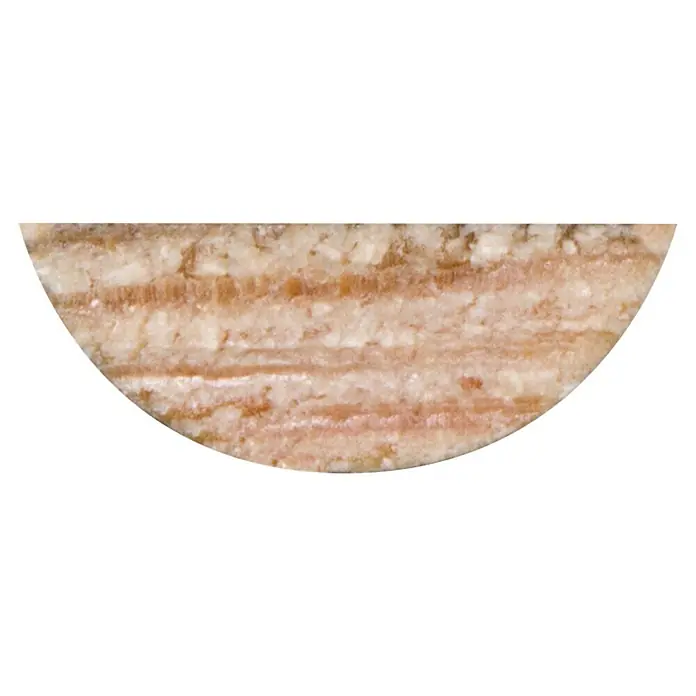 Halfronde staaf - 270 cm x 4 mm x 12 mm, Grenen - Bovenaanzicht