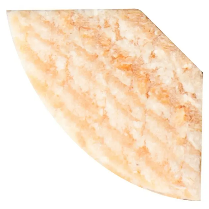 Kwartronde hoeklijst - Grenen, l x b x h: 270 cm x 11 mm x 11 mm - Bovenaanzicht