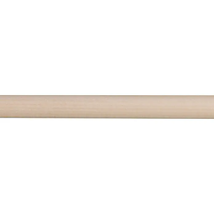 Halfronde staaf - 270 cm x 4 mm x 12 mm, Grenen - Close-up
