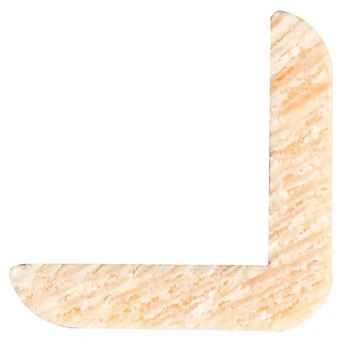 Hoekprofiel Hout - Grenen, l x b x h: 270 cm x 20 mm x 20 mm - Bovenaanzicht