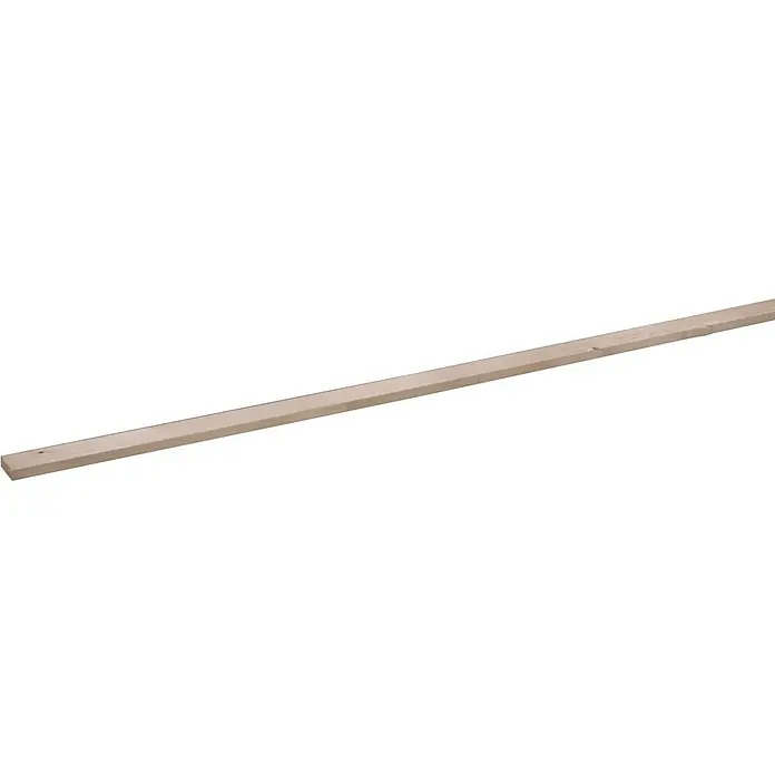 Houten lat Vuren Geschaafd Natuurlijk - l x b x h: 270 cm x 44 mm x 18 mm, Vurenhout, Naturel - Close-up