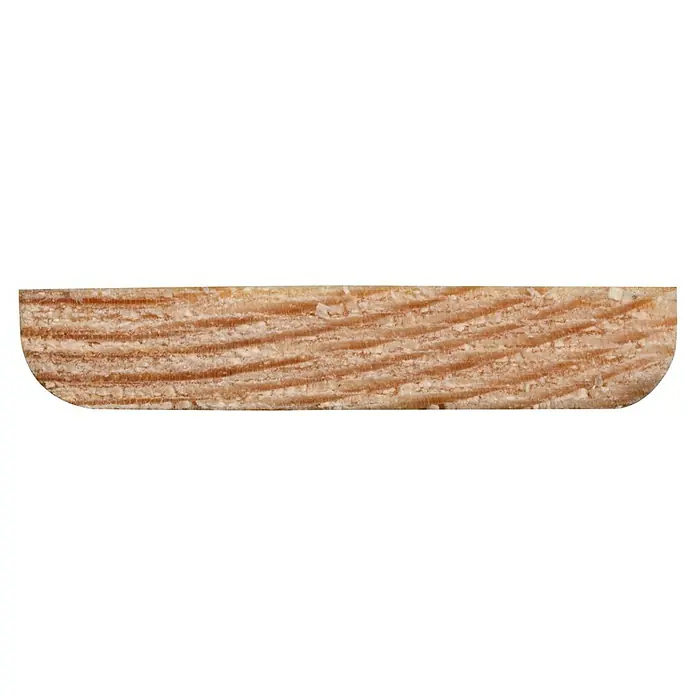 Hoekafdeklijst - Grenen, 270 cm x 41 mm x 8 mm - Bovenaanzicht