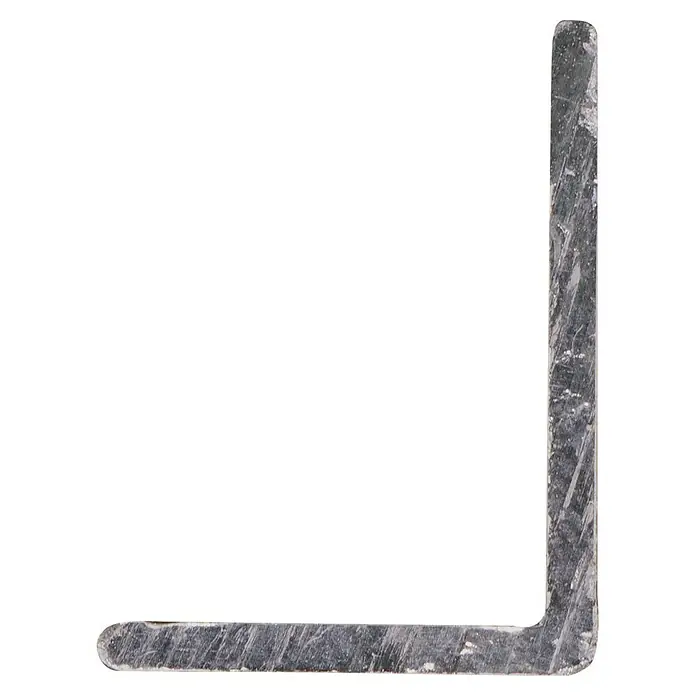 Hoekprofiel Alu - l x b x h: 200 cm x 15 mm x 20 mm, Aluminium, Wit - Bovenaanzicht