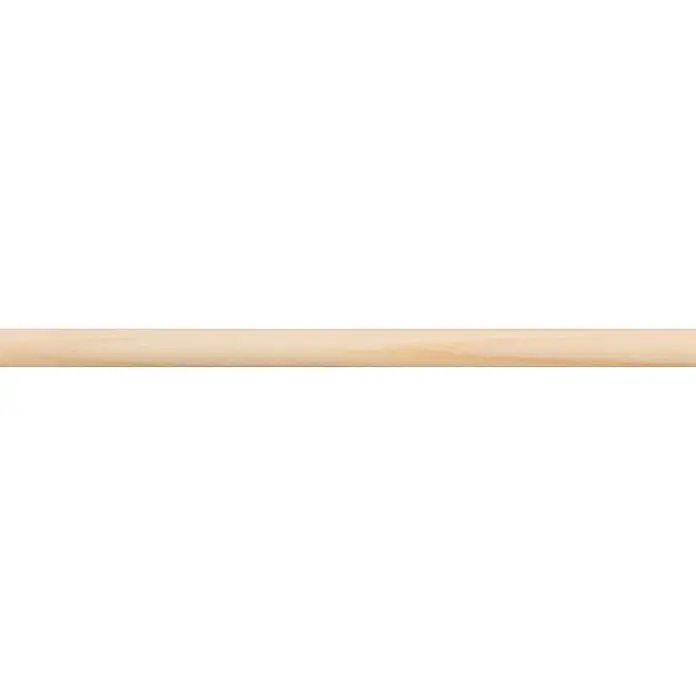 Kwartronde hoeklijst - Grenen, l x b x h: 270 cm x 7 mm x 7 mm - Close-up
