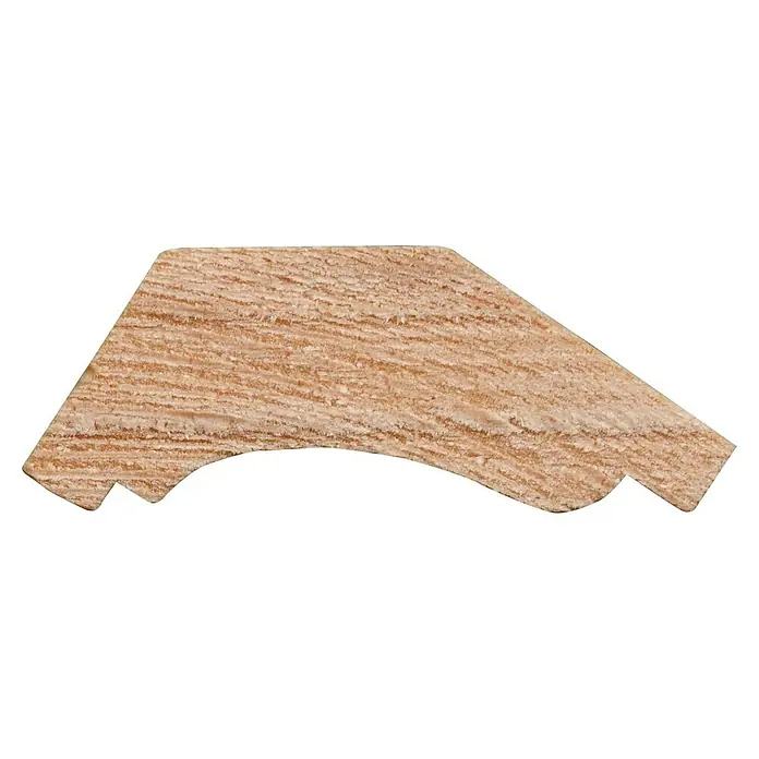 Plafondlijst - l x b x h: 270 cm x 34 mm x 47 mm, Grenen - Bovenaanzicht