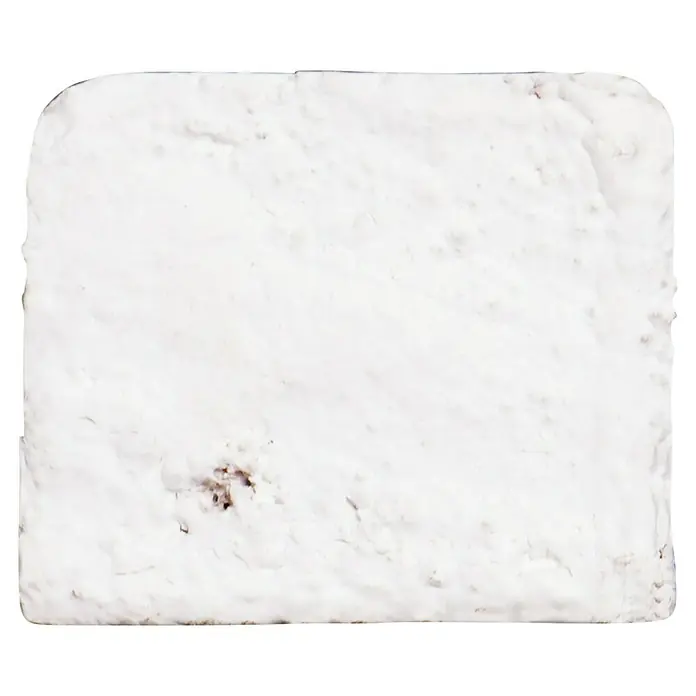Glaslat Hardhout wit gegrond - Wit, 270 cm x 17 mm x 20 mm - Bovenaanzicht