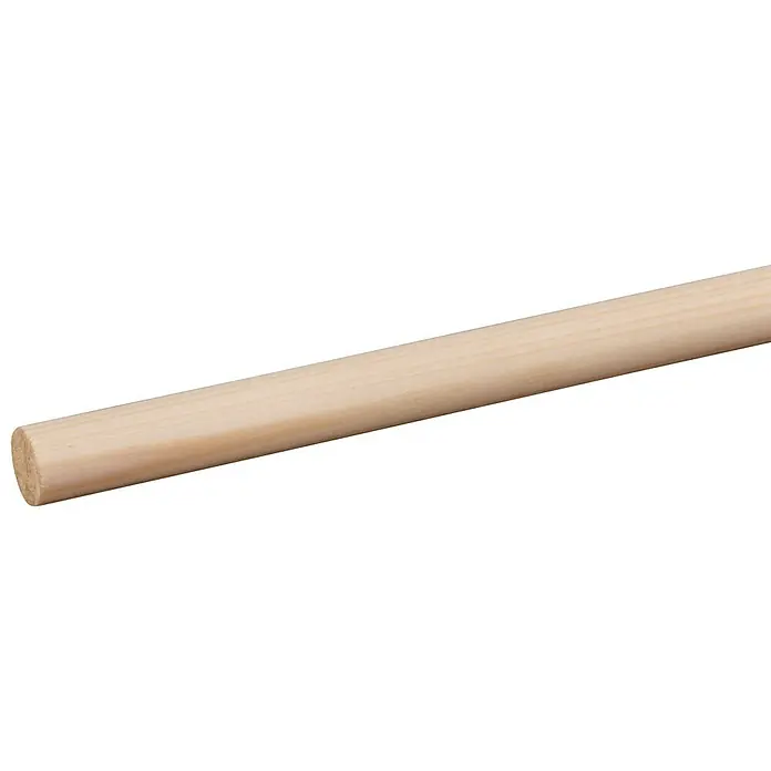 Ronde staaf - Diameter: 14 mm, Lengte: 270 cm, Grenen - Close-up
