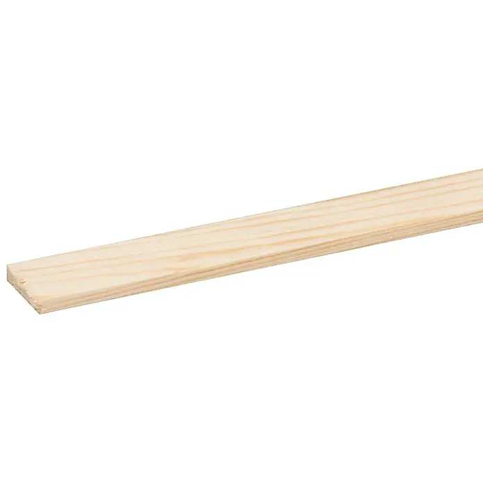 Houten lat Grenen - l x b x h: 270 cm x 18 mm x 4 mm, Grenen - Close-up
