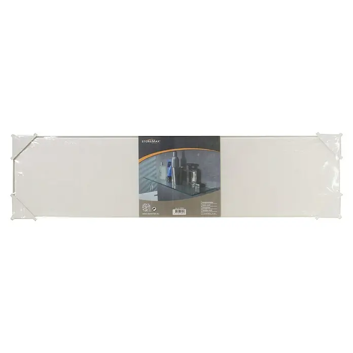 Storemax Glazen schap Tonnen helder - 0,6 x 15 cm - Bovenaanzicht