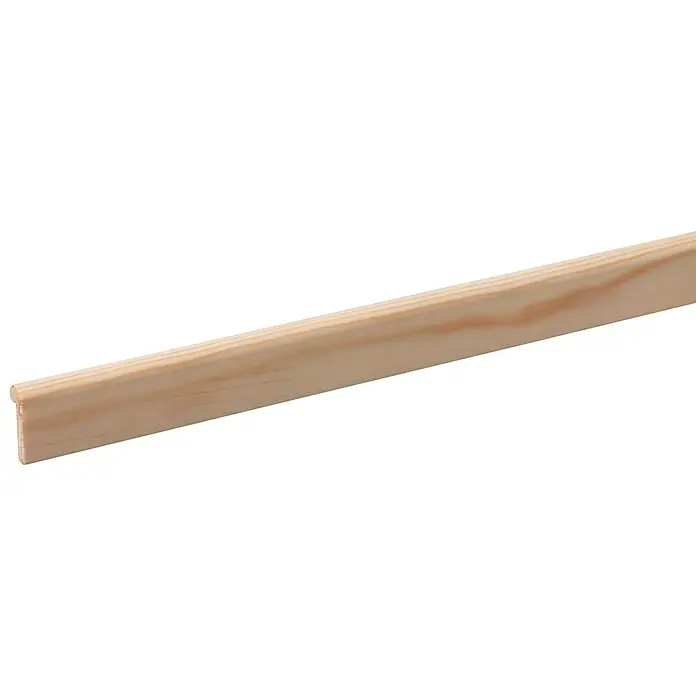 Hoeklijst voor meubelen - 270 cm x 9 mm x 27 mm, Grenen - Close-up