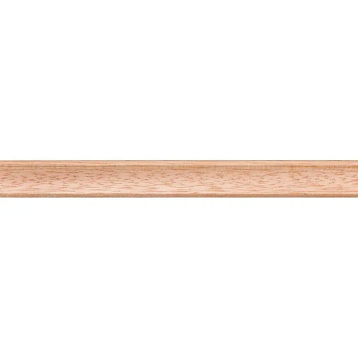 Hollat plint - 270 x 1,3 x 1,3 cm, Naturel, Hardhout - Close-up