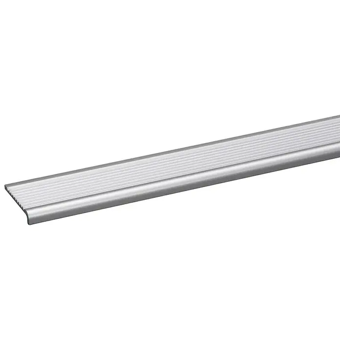 Trapprofiel Antislip traplijst - Aluminium, 200 x 2,5 x 0,5 cm, Dikte: 2 mm - Close-up