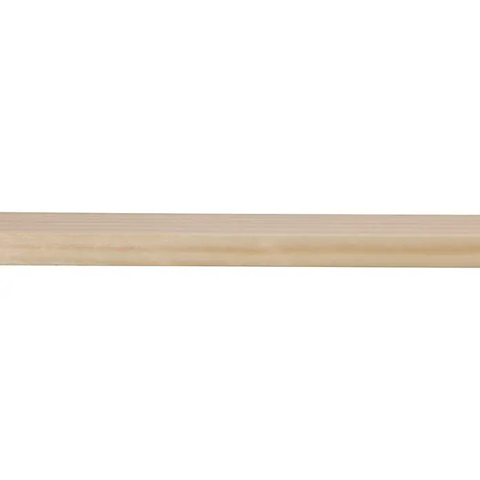 Houten lat Vuren Geschaafd - l x b x h: 270 cm x 12 mm x 12 mm, Vurenhout, Naturel - Close-up