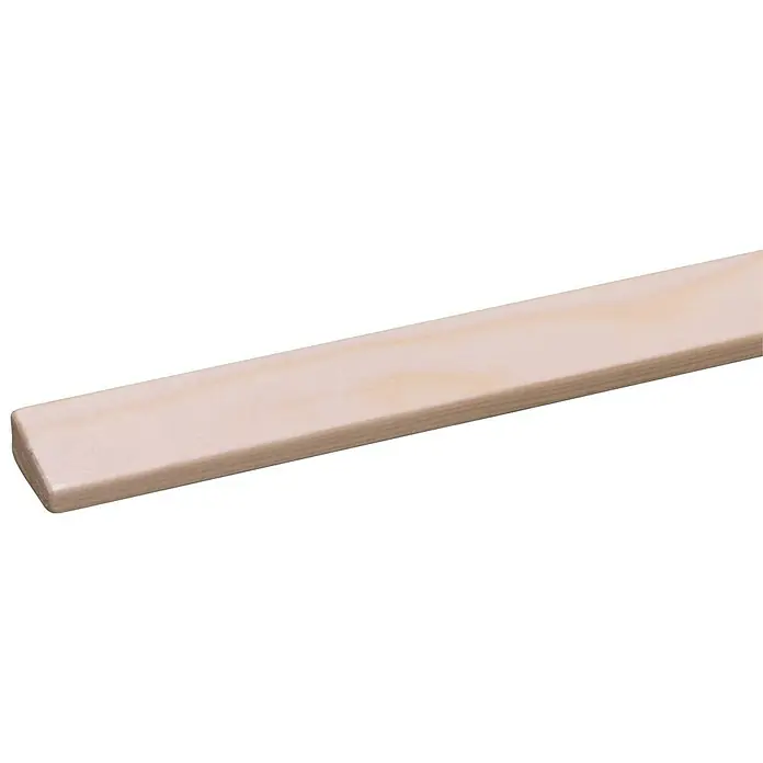 Glaslat Grenen - 270 cm x 19 mm x 10 mm - Close-up