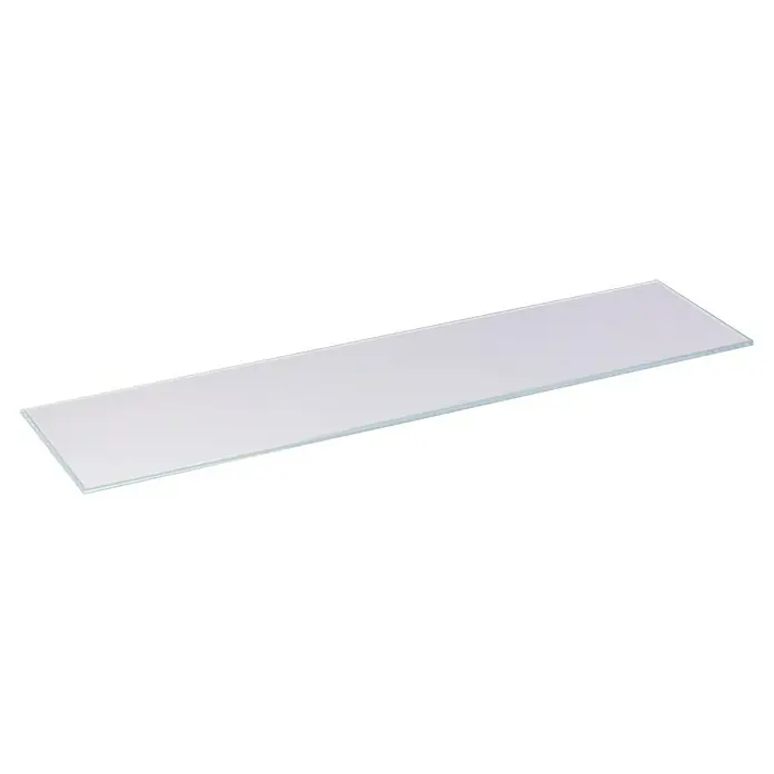 Storemax Glazen schap Tonnen helder - 0,6 x 15 cm - Diagonaal zicht