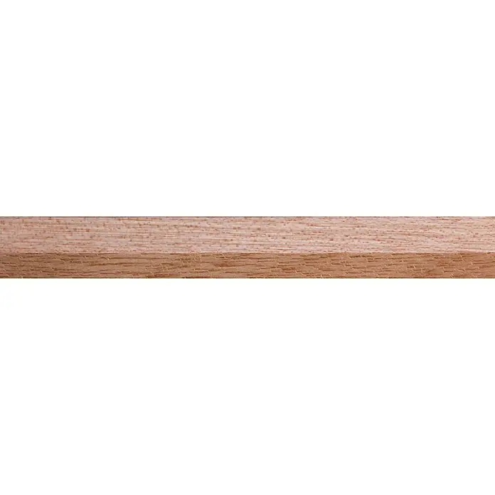 Houten lat Hardhout - l x b x h: 210 cm x 18 mm x 9 mm, Hardhout - Close-up