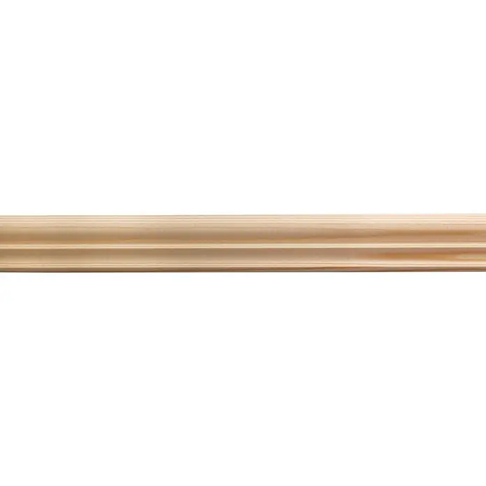 Plafondlijst - l x b x h: 270 cm x 19 mm x 22 mm, Vurenhout - Close-up