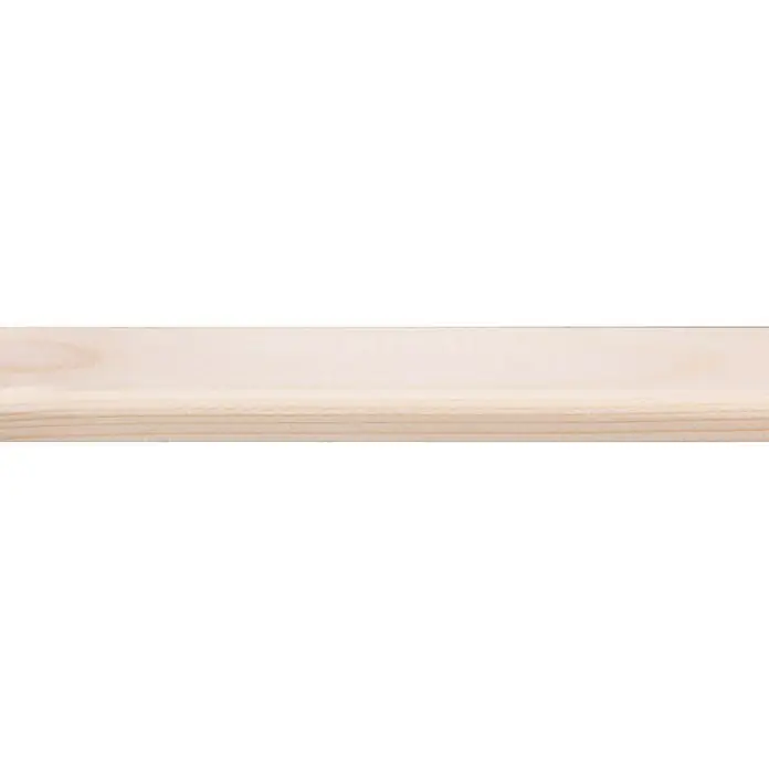Lijst voor kozijnen - 270 cm x 12 mm x 34 mm, Vurenhout - Close-up