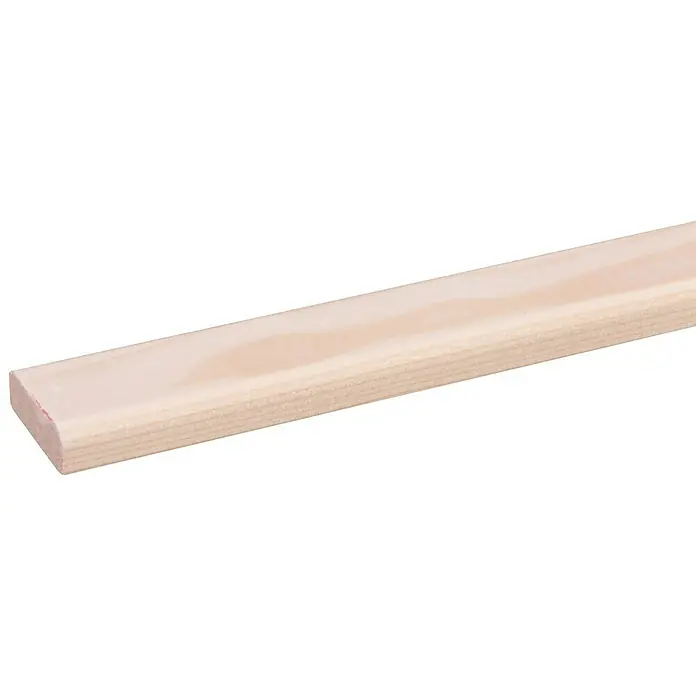 Lijst voor kozijnen - 270 cm x 12 mm x 34 mm, Vurenhout - Close-up