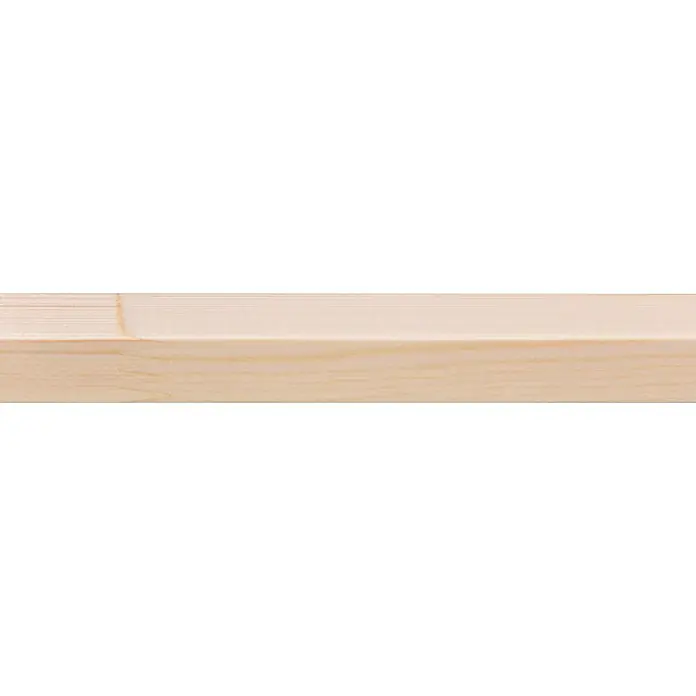 Houten lat Grenen - l x b x h: 270 cm x 15 mm x 15 mm, Grenen - Close-up