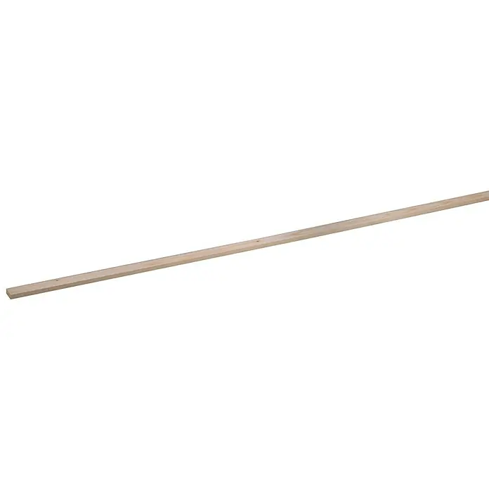 Houten lat Vuren Geschaafd - l x b x h: 210 cm x 27 mm x 12 mm, Vurenhout, Naturel - Close-up