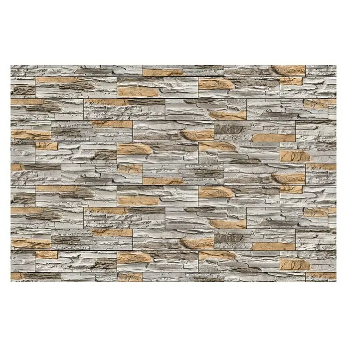 Pločice od ukrasnog kamena Ironmont - 11,2 x 39 cm, Smeđa-bež, Izgled kamena - Pogled s gornje strane