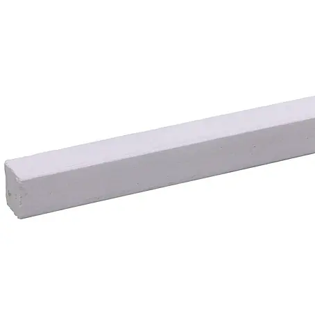 Glaslat Hardhout wit gegrond