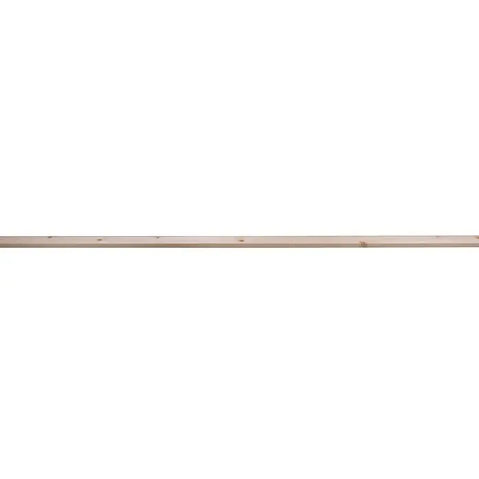 Houten lat Vuren Geschaafd - l x b x h: 210 cm x 36 mm x 12 mm, Vurenhout, Naturel - Close-up