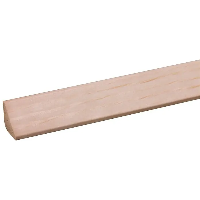 Glaslat Grenen - 270 cm x 20 mm x 20 mm - Close-up