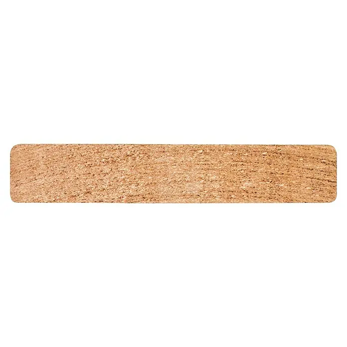 Houten lat Hardhout - l x b x h: 210 cm x 116 mm x 20 mm, Hardhout - Bovenaanzicht