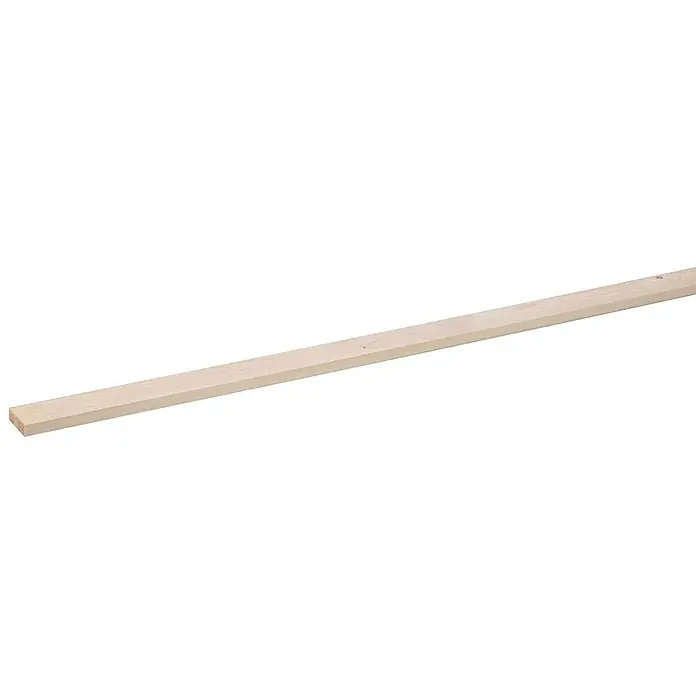 Houten lat Vuren Geschaafd Natuurlijk - l x b x h: 270 cm x 55 mm x 18 mm, Vurenhout, Naturel - Close-up