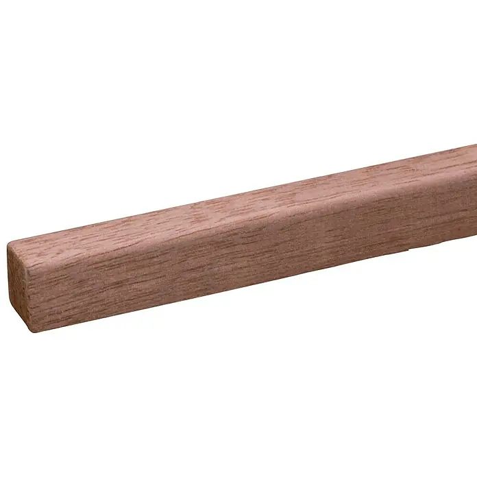 Glaslat Hardhout - 270 cm x 16 mm x 19 mm - Close-up